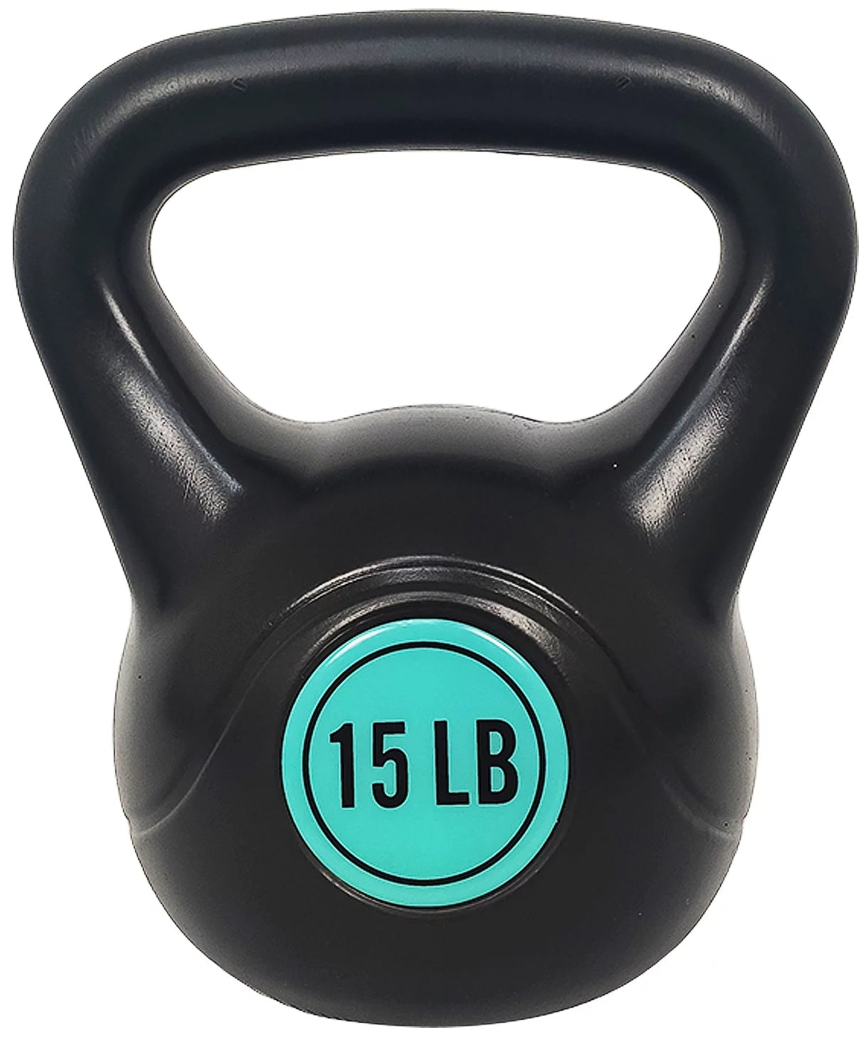 5 10 15Lbs Wide Grip Kettlebell, Black